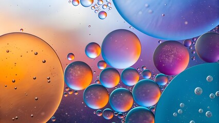 Vibrant abstract art with colorful spheres creating a stunning visual effect for modern design projects and captivating creative concepts