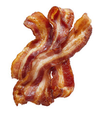 Close-up of crispy cooked bacon