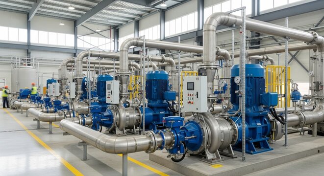Industrial Water Treatment Plant Equipment and Machinery.