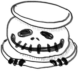 Halloween drawing lines