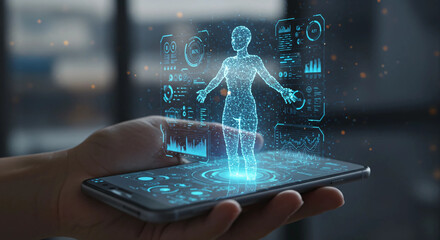 Holographic AI Assistant Projection from Smartphone