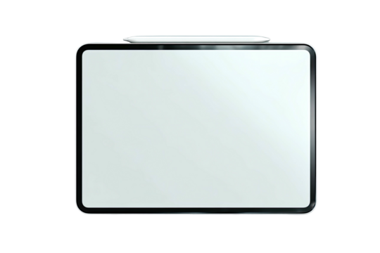 Blank tablet computer mockup