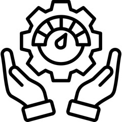 Performance Optimization line icon