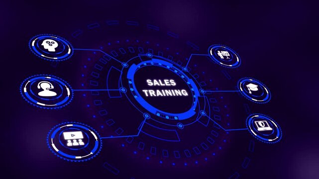 Sales training program, B2B selling skills and negotiation, CRM pipeline coaching, virtual workshop interface, corporate revenue enablement platform