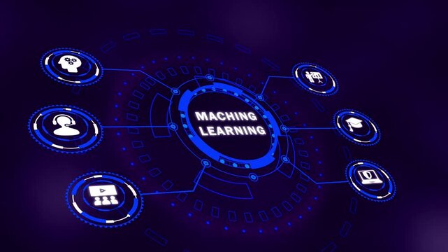 Machine learning pipeline, model training and evaluation, data science workflow, AI algorithms and neural networks, analytics dashboard background
