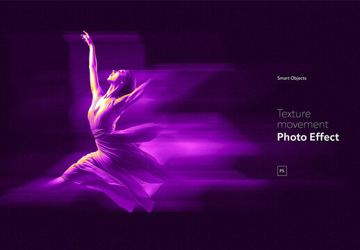 Texture Movement Photo Effect