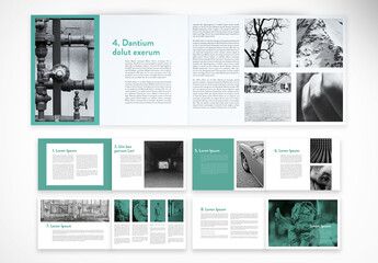 Urban Teal and Green Deck Presentation