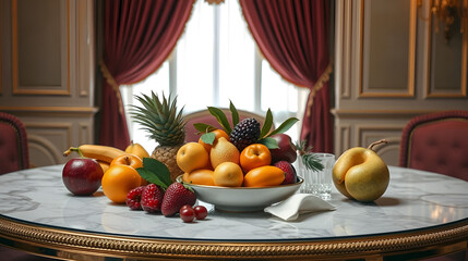 fruits on a luxury table