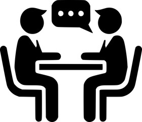 Icono de Conversaci&oacute;n, Consulta, Comunicaci&oacute;n