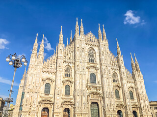 View of the Duomo in Milan, Italy