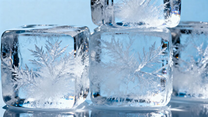 IceCubesFrostPatterns