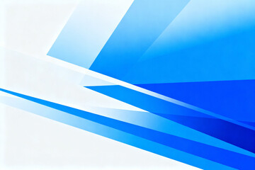 Abstract blue and white geometric design with dynamic diagonal lines and gradients