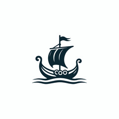Viking Ship Logo
