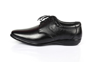 Classic leather formal Shoes isolated on white background

