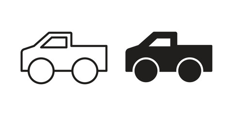 Monster truck icon clipart and lineart vector symbols © Bsbd