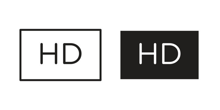 High definition icon clipart and lineart vector symbols