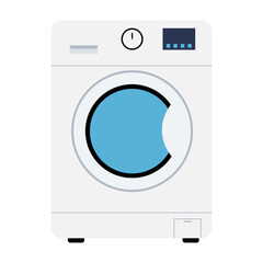 Washing Machine Icon, Simple Icon Vector Design, best used for presentation, application, web and banner