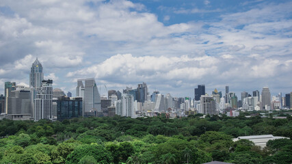 Landscape city against sky Bangkok Thailand
