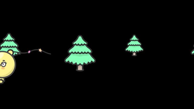 Christmas Cartoon Doodles Cartoon Animation Playfull Transparent