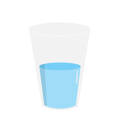 A glass of water