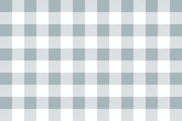 Vector seamless blue plaid pattern with classic checkered design.