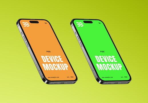 Two Phone Mockups