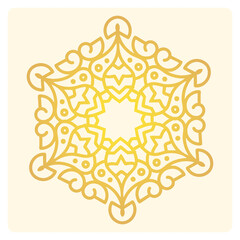 Mandala art hand-drawn