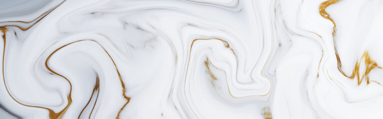 Luxury white and gold marble background with metallic shimmer, elegant fluid ink texture, modern minimalist liquid art design, abstract alcohol ink marble vector illustration