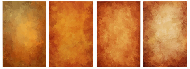 Vector pattern set of sienna background