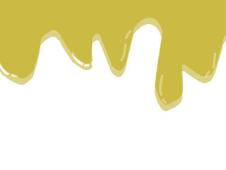 liquid frame border yellow color.eps