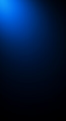 Obraz premium Deep blue abstract gradient background with light blue spotlight effect, perfect for modern design and digital art