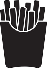 french fries vector illustration