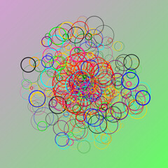 幾何学模様のグラデーション模様