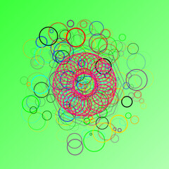 幾何学模様のグラデーション模様