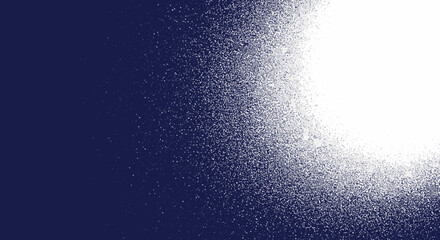 Obraz premium Elegant dark blue and white gradient background with blurred glitter effect