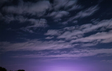 Fototapeta premium night sky with clouds