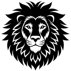 Obraz premium lion head vector