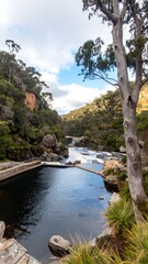 Mountain River Valley