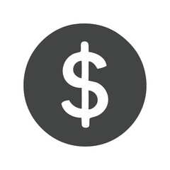 dollar currency symbol vector icon