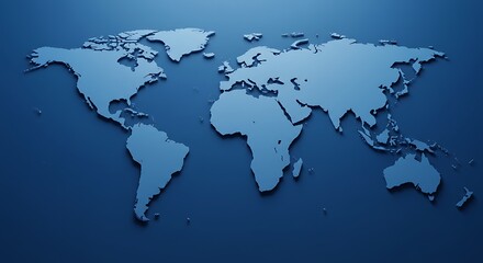 Naklejka premium World map illustration