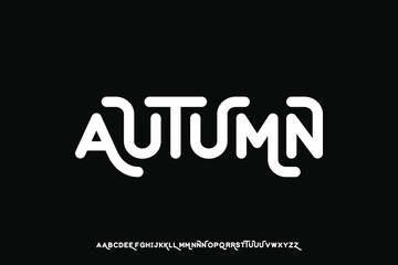 Display alphabet font vector design suitable for headline, poster, logo, magazine and many more