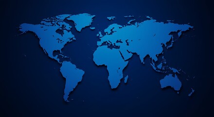 World map illustration