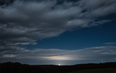 storm clouds over the sky