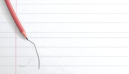 Minimal lined notebook paper background