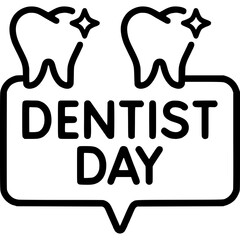 Dentist Day Icon