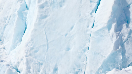 Obraz premium Ice Surface Cracks and Texture