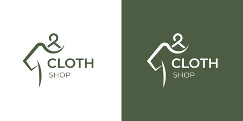 Minimalist Cloth Shop Logo Design  Branding Identity