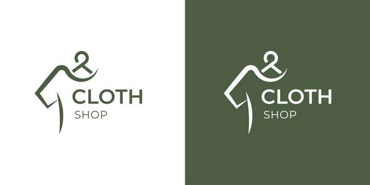 Minimalist Cloth Shop Logo Design  Branding Identity