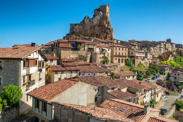 Picturesque medieval village of Frias, Burgos, Castilla Leon, Spain