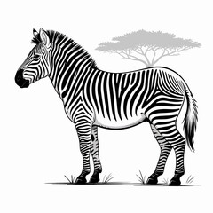 zebra vector illustration